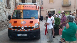 Montblanc recupera la tradició de la benedicció de Sant Cristòfol