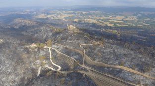 L'incendi de la Conca de Barberà i l'Anoia, a vista de dron