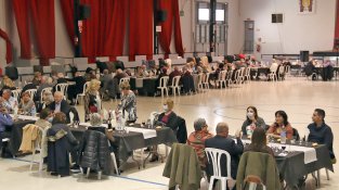 El pavelló del Casal Montblanquí ha acollit la tradicional Festa del Soci