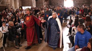 Sant Jordi ha complert amb l'entrega de la rosa a la Princesa de la 35a Setmana Medieval