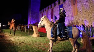 La Muralla de Sant Francesc, escenari del torneig medieval nocturn