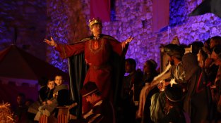 La Muralla de Sant Francesc, escenari del torneig medieval nocturn