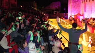 La Muralla de Sant Francesc, escenari del torneig medieval nocturn