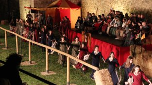 La Muralla de Sant Francesc, escenari del torneig medieval nocturn