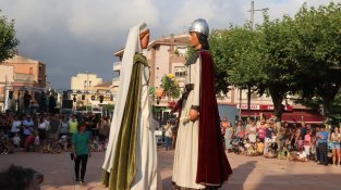 Celebrada una esperada Cercavila gran del seguici popular amb les entitats de Cultura Popular de l’Espluga de Francolí,