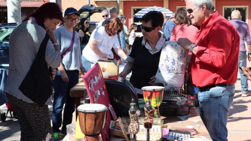 El passat 5 de maig va organitzar un mercat de segona mà i d'intercanvi a l'Espluga