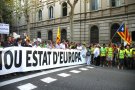 La Conca de Barberà respon de forma massiva a la crida de  “Catalunya, nou estat d’Europa” de l’11 de Setembre