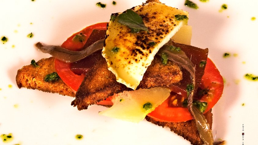 Una mostra de la tapa guanyadora.