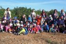 Els alumnes de P5 de Les Muralles, al Mas Foraster