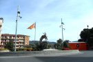 La Guardia Civil intenta treure  una estelada de Montblanc