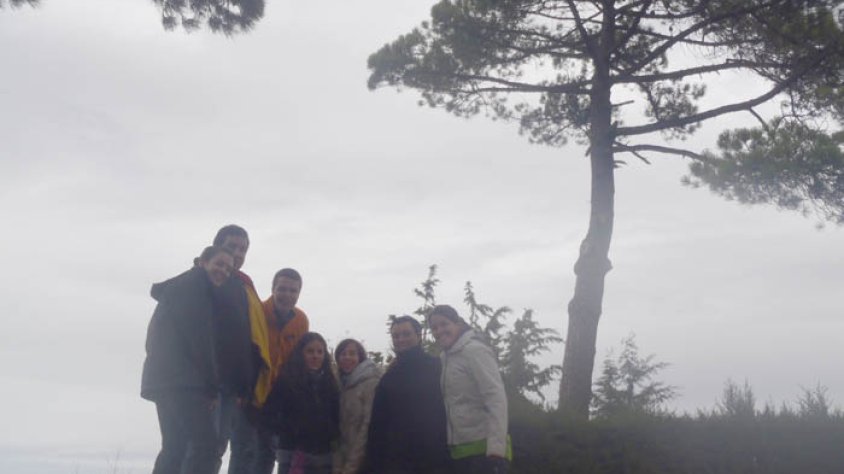 Alguns participants en aquest camp de treball.