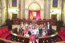Visita al Parlament de Catalunya d’alumnes de l’Escola Mare de Déu del Carme