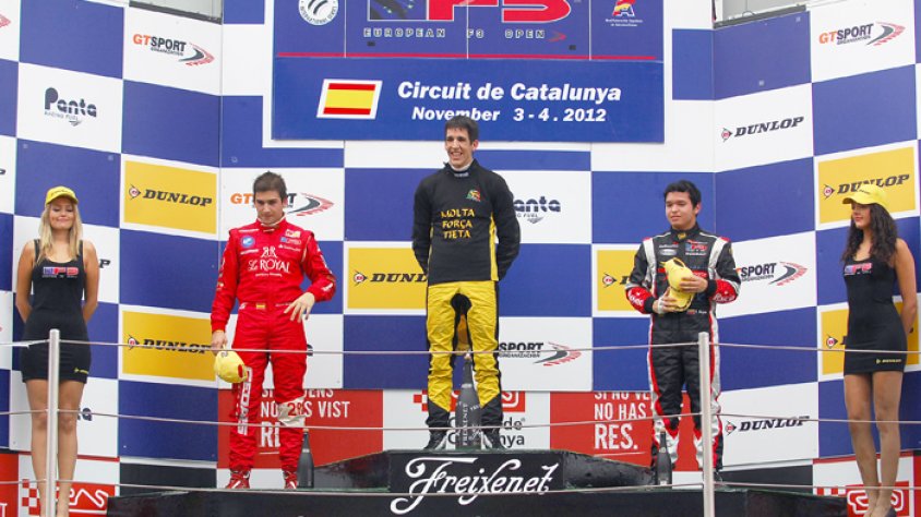 Barrabeig, al capdamunt del podi en la important cita de Montmeló.