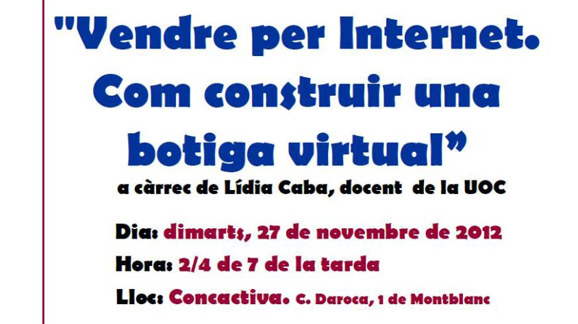 Cartell de l’activitat
