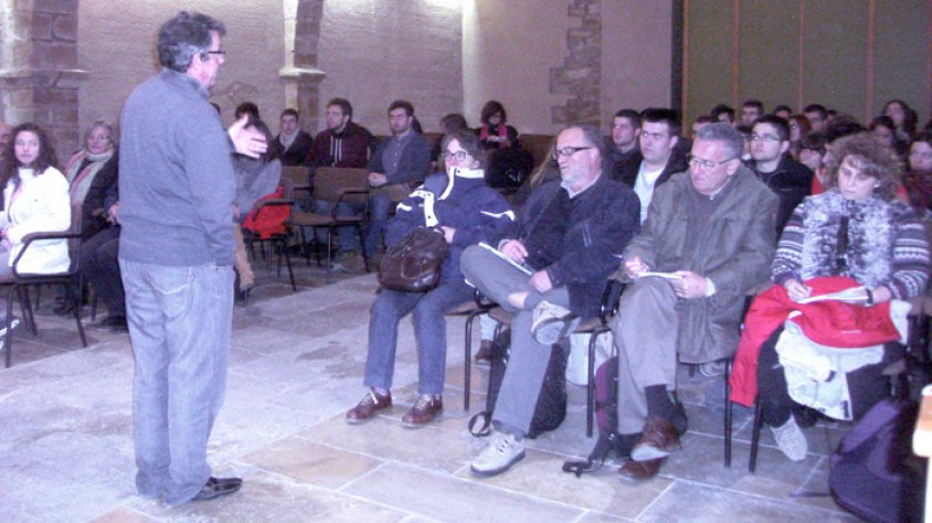 Josep M. Porta va introduir els estudiants en la història medieval de la comarca i Montblanc.