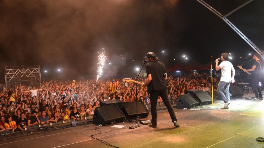 Lax'n Busto, durant el concert