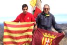 Dos montblanquins, al cim del Posets (3.375 m)