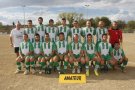 Partit d’infart i molt de vent de l'UE Espluga al camp municipal de Riudoms