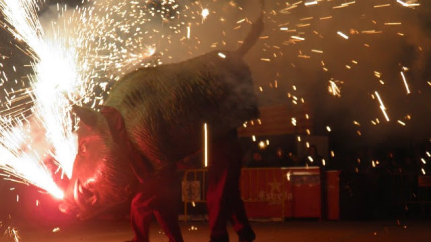 Imatge d'arxiu dels Diables de l'Espluga