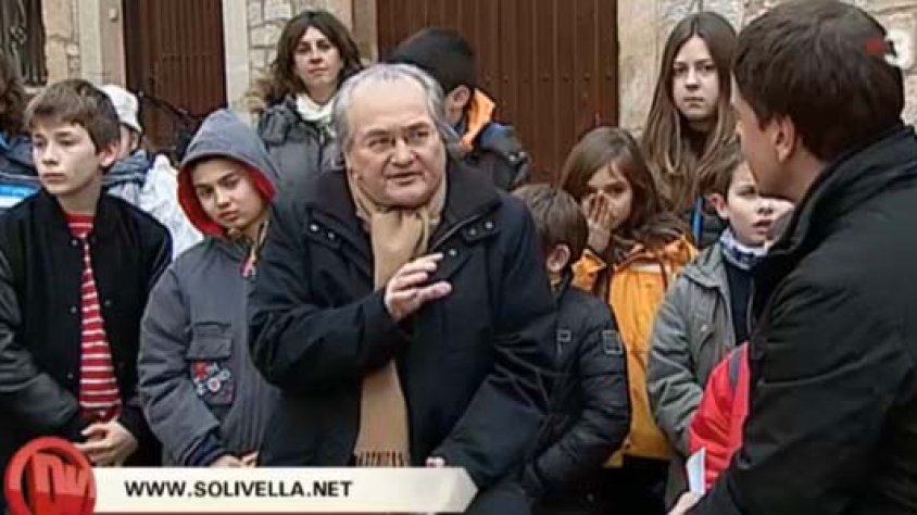 Josep M. Sans Travé al programa Divendres de TV3