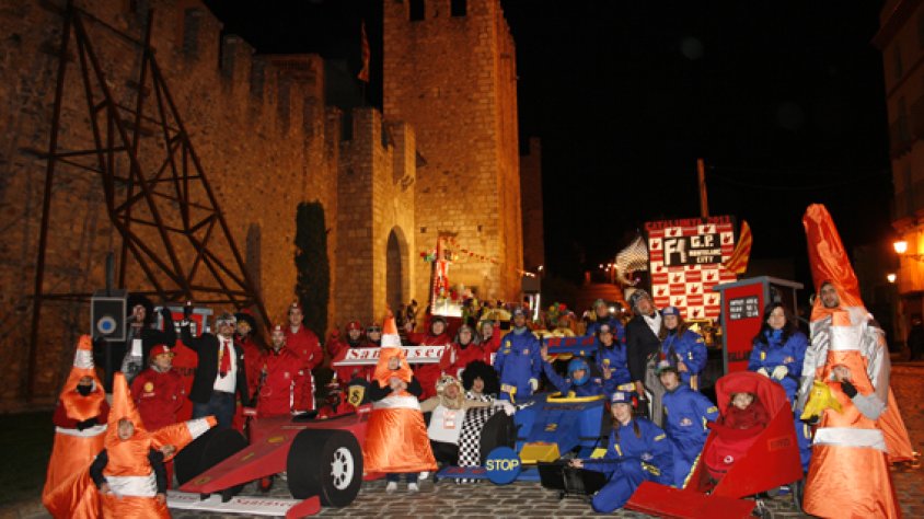 Un dels grups participants l'any passat al Carnaval de Montblanc.
