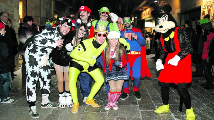 Imatge del Carnaval 2013 a Montblanc.