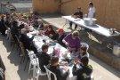 El veïnat de Montbrió de la Marca celebra la calçotada popular
