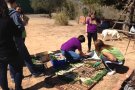 Auvënguen celebra la calçotada amb una trentena de participants
