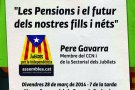 Conferència sobre el futur de les pensions en una Catalunya independent