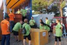 Els Amics dels Gegants ja es troben a Romania, amb els Veguers i la Mulasseta de Montblanc