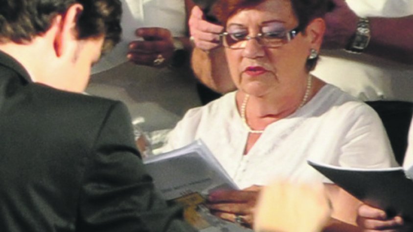 La M. Dolors, al concert del cap de setmana passat