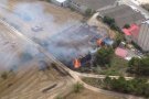 Incendi en un cobert de palla al terme de Santa Coloma de Queralt