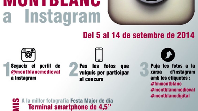 Cartell del concurs d'Instagram