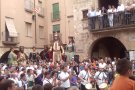 Forts aplaudiments i emoció en la celebració dels 150 anys dels gegants i nans de Montblanc