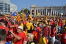 Més de mil persones van sortir de la Conca de Barberà per participar activament en la V a Barcelona