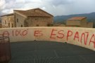 Acte bandalic al castell de Barberà l’11 de setembre