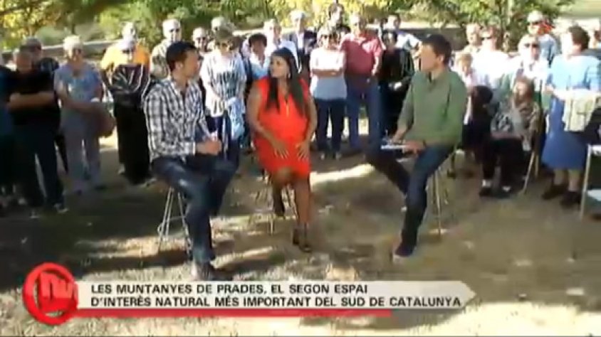 Fotograma del programa Divendres d'aquest dijous des de Vilanova de Prades