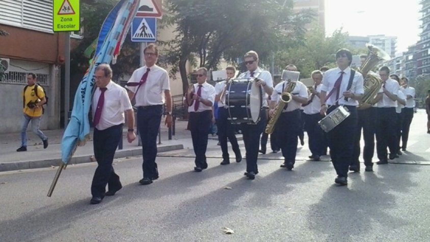 Instant de la Trobada a Barcelona