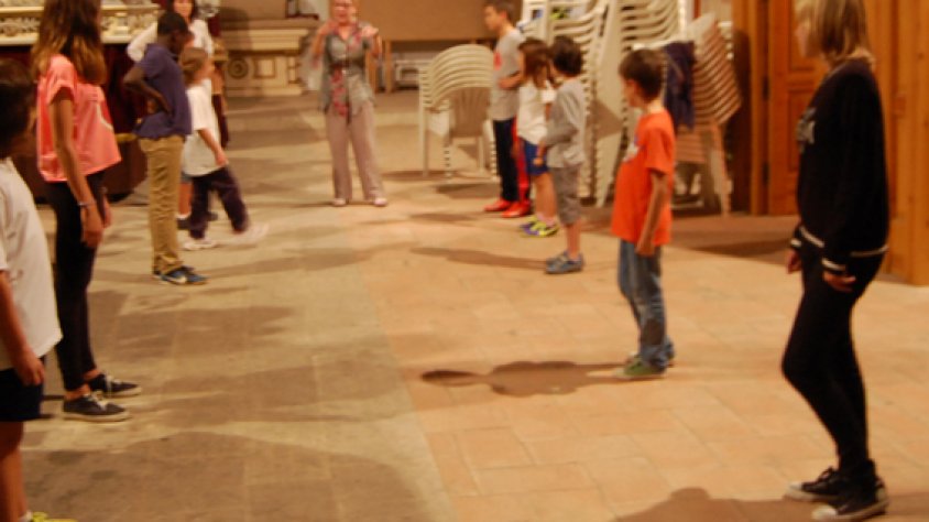 Un instant del primer assaig