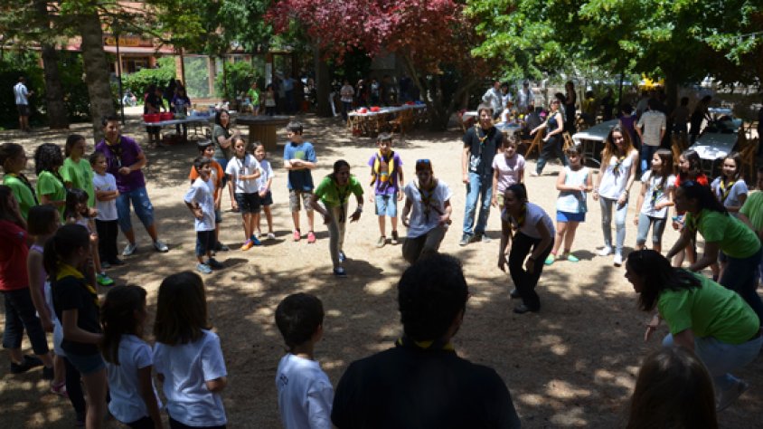Imatge d'arxiu de l'Agrupament Escolta i Guia l'Estornell, de l'Espluga de Francolí
