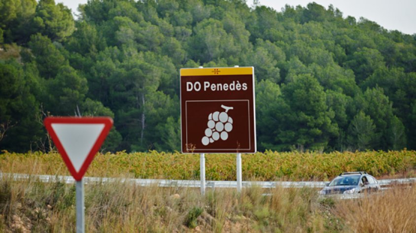 Un dels cartells ja instal·lats