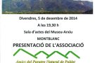 Presentació de l’Associació Amics del Paratge Natural de Poblet