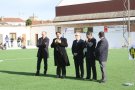 S’inaugura la gespa artificial del camp de futbol de Santa Coloma