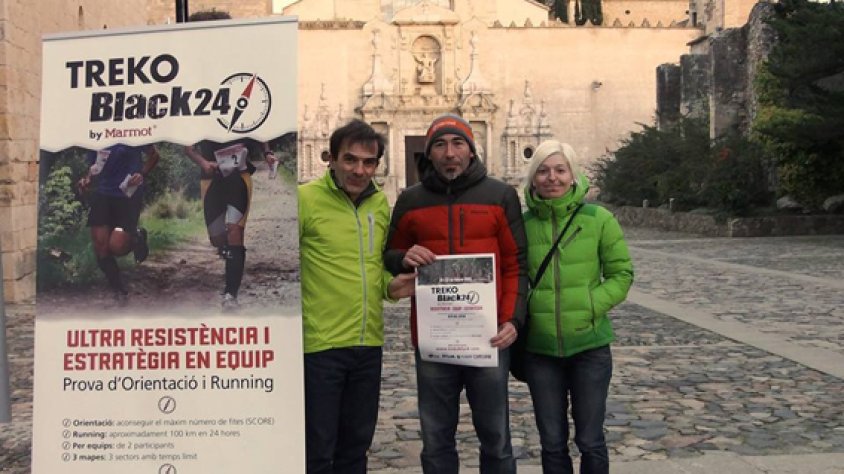 Presentació de la prova al Monestir de Poblet