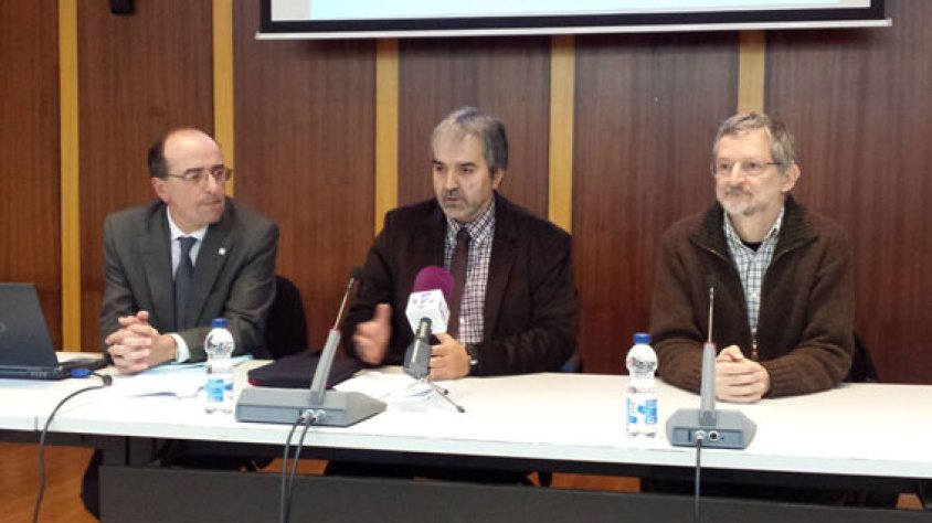 Moment en que s'anunciava aquest Programa que es fara al Pius Hospital de Valls
