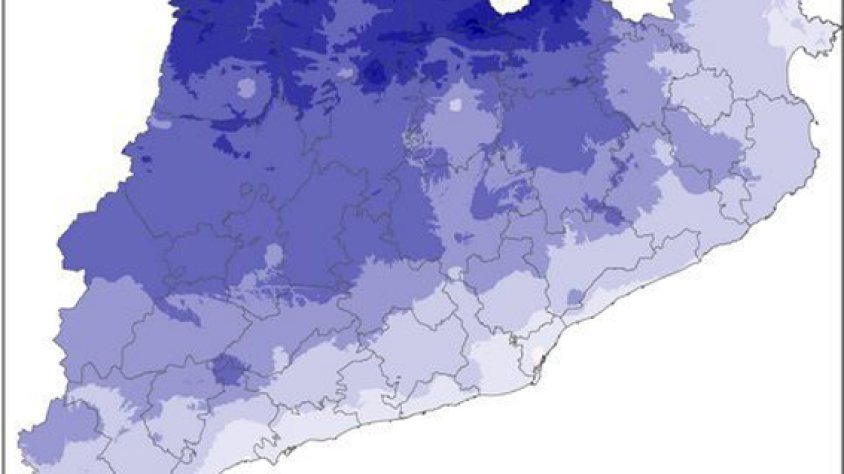 Temperatura mitjana mensual