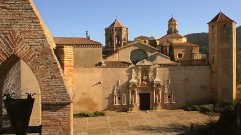 Imatges del Monestir de Poblet que apareixen al vídeo