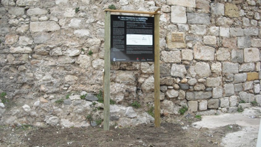 Un dels plafons que s'ha instal·lat