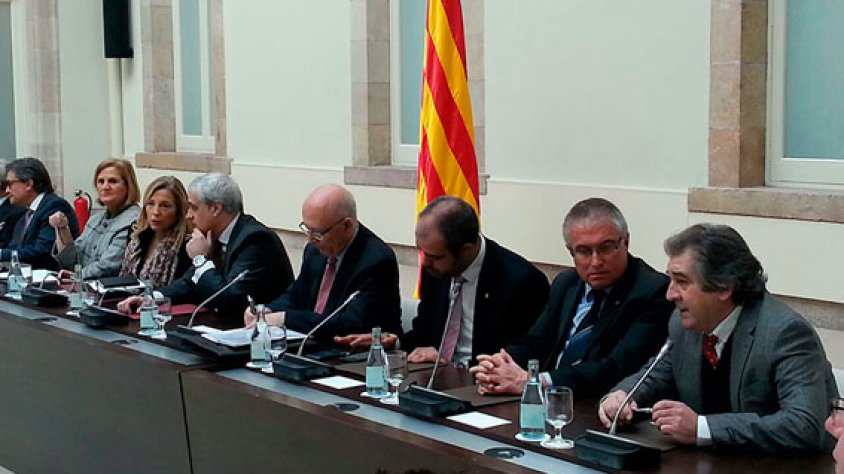 Josep Andreu, en la reunió del PNDD