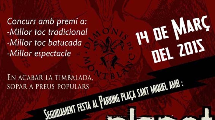Cartell d'aquesta timbalada